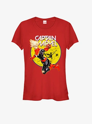 Marvel Captain Super Ring Girls T-Shirt