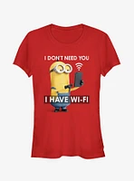 Minion Wi-Fi Girls T-Shirt