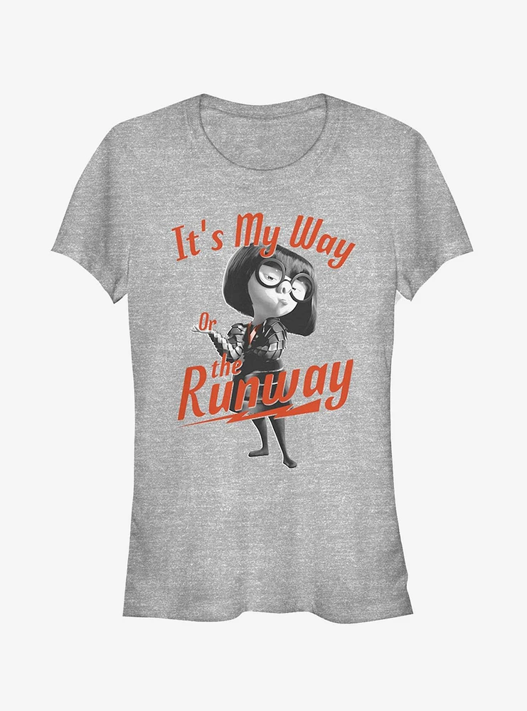 Disney Pixar The Incredibles Edna Mode My Way or Runway Girls T-Shirt