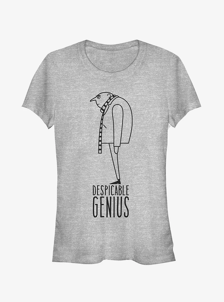 Minion Evil Genius Gru Profile Girls T-Shirt