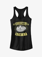 Minion Evil Genius Gru Banner Girls Tank Top