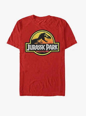 Jurassic Park Outlined Logo T-Shirt