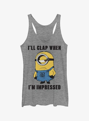 Minions Clap When Impressed Girls Tank Top