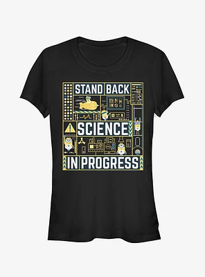 Minions Science Progress Girls T-Shirt