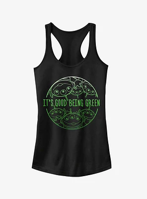 Disney Pixar Toy Story Good Being Green Aliens Girls Tank Top