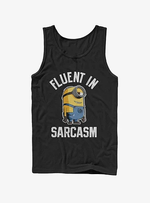 Minion Fluent Sarcasm Tank Top