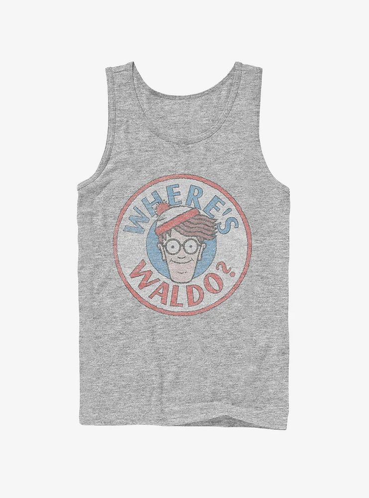 Where's Waldo Retro Character Circle Tank Top