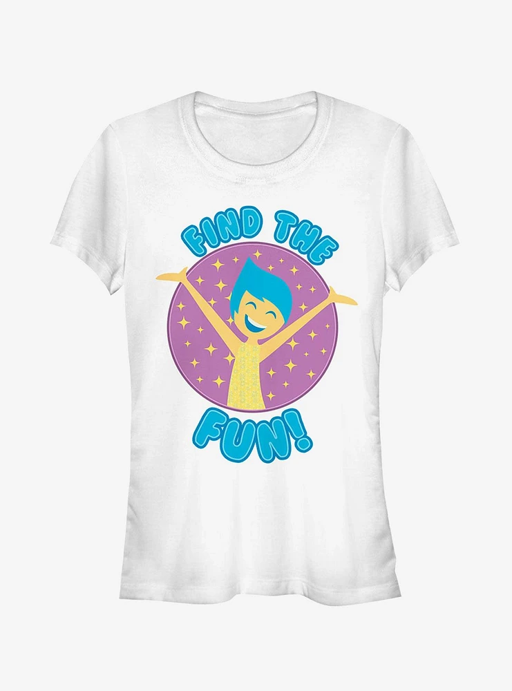 Disney Pixar Inside Out Joy Find Fun Girls T-Shirt