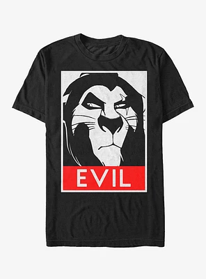 Disney Lion King Evil Scar Poster T-Shirt