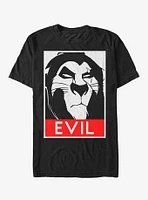 Disney Lion King Evil Scar Poster T-Shirt