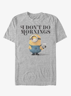 Minion Don't Do Mornings T-Shirt