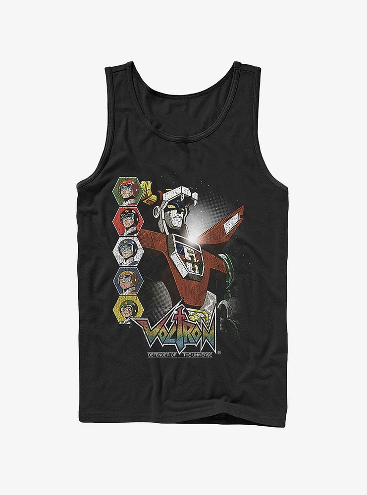 Voltron Character Panels Tank Top