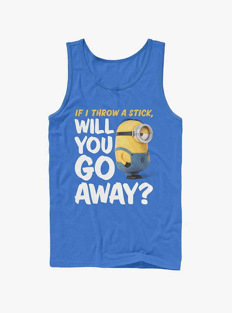 Minion Go Away Tank Top