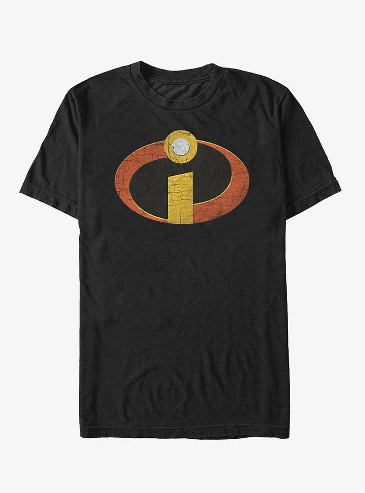 Disney Pixar The Incredibles Distressed Logo T-Shirt