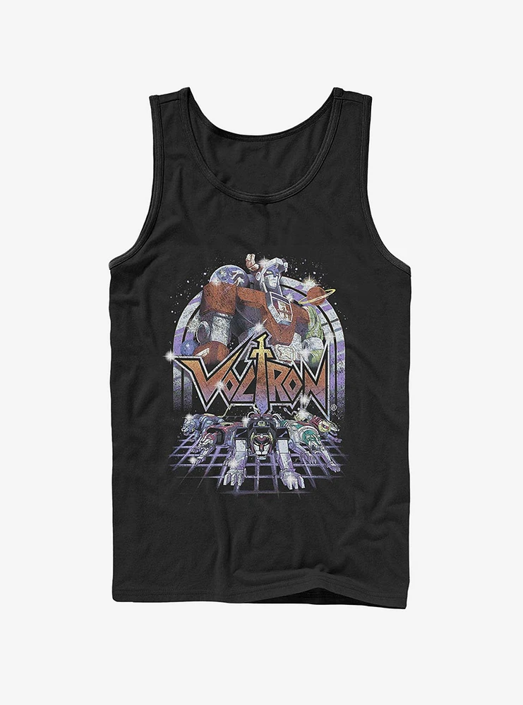 Voltron Retro Robot Lions Tank Top