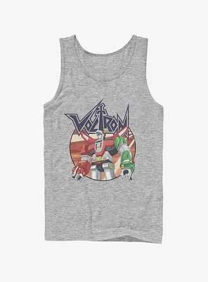 Voltron Robot Circle Tank Top