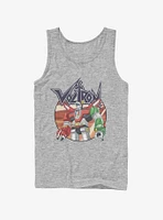 Voltron Robot Circle Tank Top