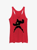 Disney Pixar The Incredibles Mr. Incredible Silhouette Girls Tank Top