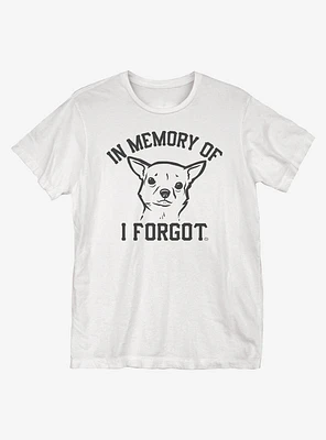 Memory of I Forgot T-Shirt