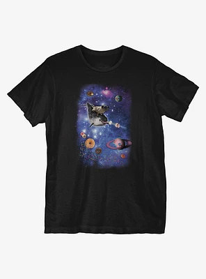 Pug and Narwhal Space T-Shirt
