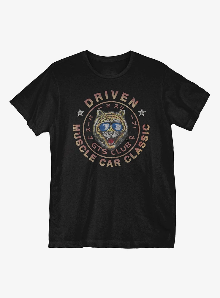 Driven Vintage Muscle Car T-Shirt