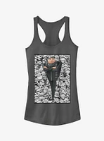 Minion Gru Montage Girls Tank Top