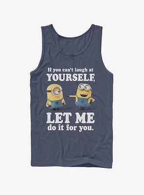 Minion Laugh At You Tank Top