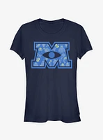 Disney Pixar Monsters Inc M Eyeball Logo Girls T-Shirt