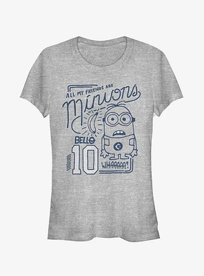 Minion My Friends Are Girls T-Shirt