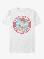 Disney Pixar Toy Story Friend Me Woody Circle T-Shirt