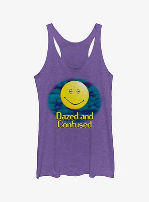 Dazed and Confused Cloudy Big Smile Logo Girls Tank Top
