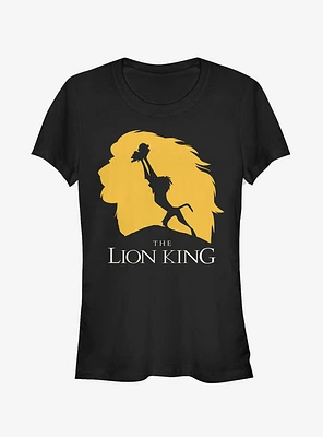 Disney Lion King Pride Rock Silhouette Girls T-Shirt