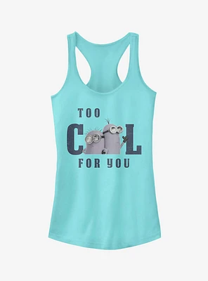 Minions Too Cool for You Girls Tank Top