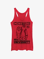 Disney Pixar Monsters Inc College Friends Est. 1313 Girls Tank Top