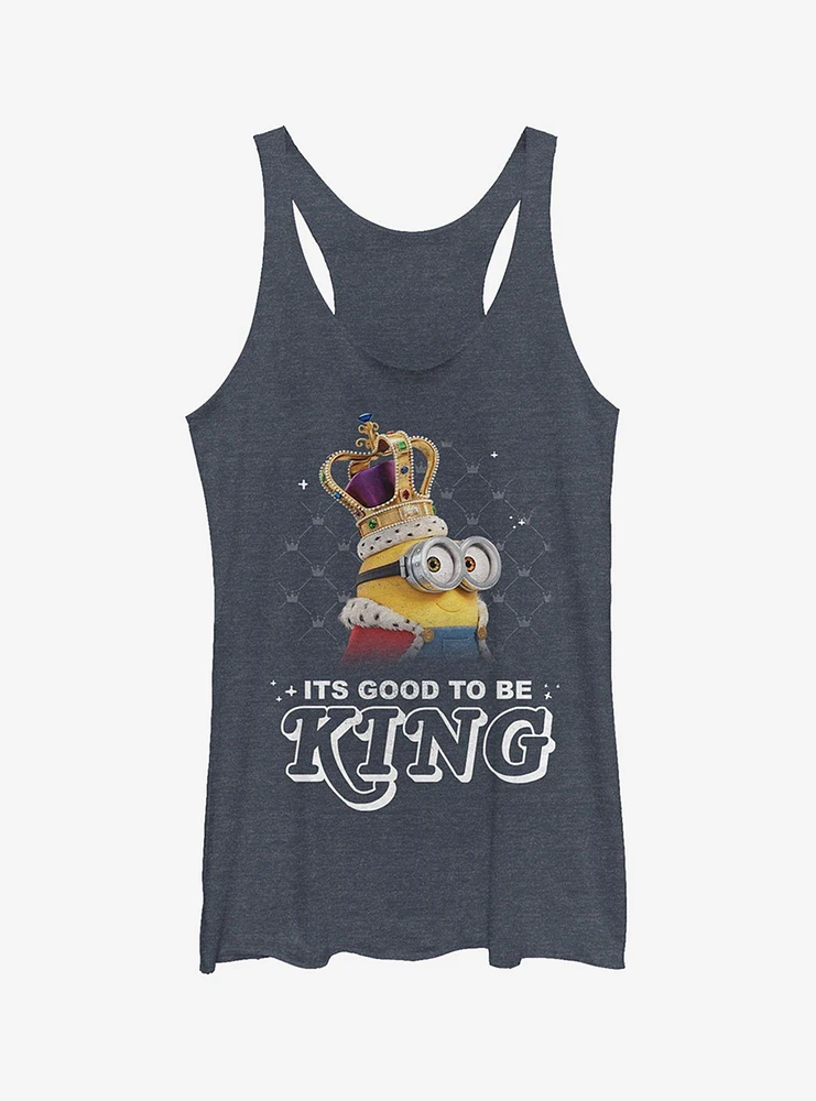 Minion Good to Be King Girls Tank Top