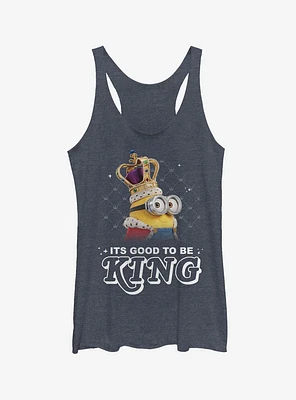 Minion Good to Be King Girls Tank Top