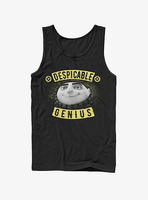 Minion Evil Genius Gru Banner Tank Top