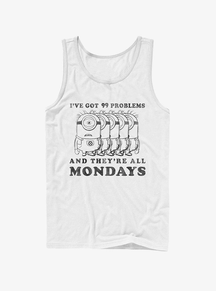 Minion Monday Problems Tank Top