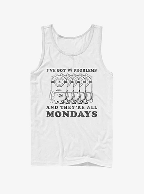 Minion Monday Problems Tank Top