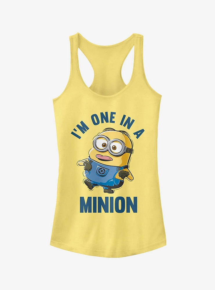 Minion I'm One Girls Tank Top