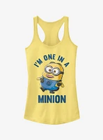 Minion I'm One Girls Tank Top