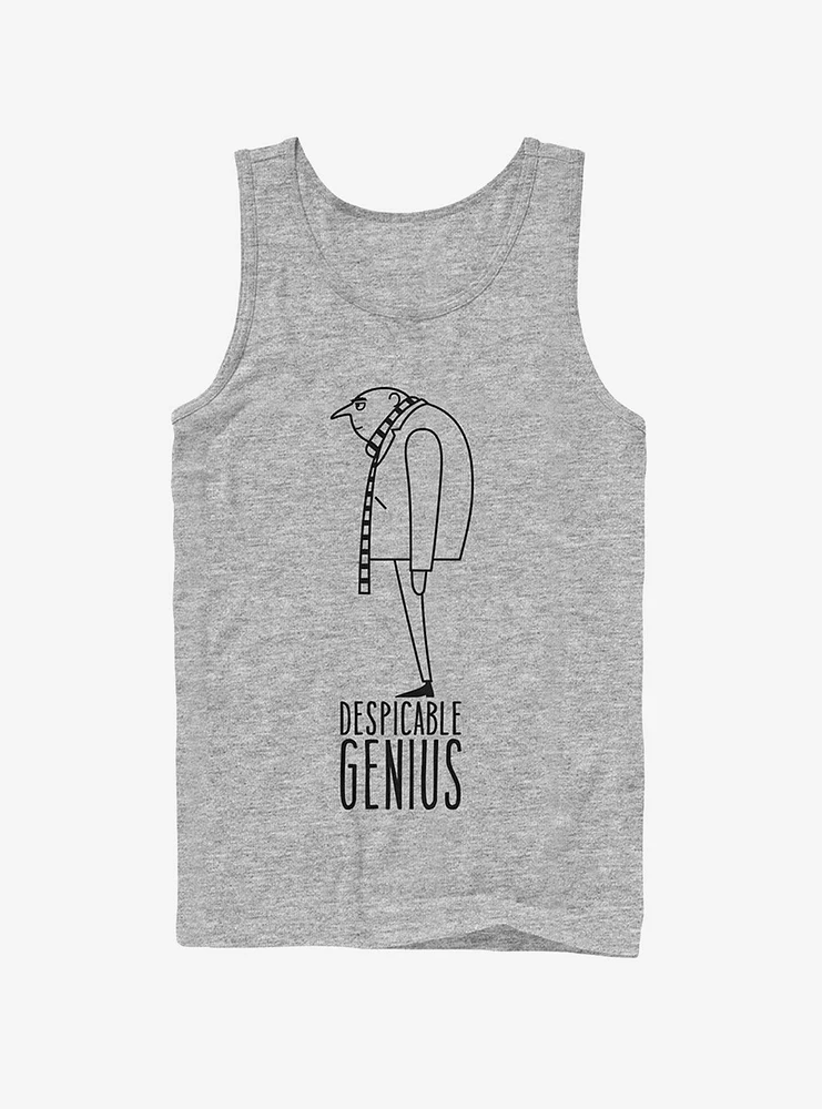 Minion Evil Genius Gru Profile Tank Top