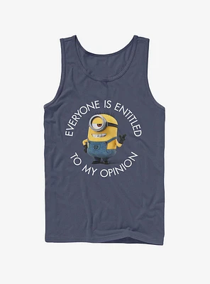 Minion My Opinion Tank Top