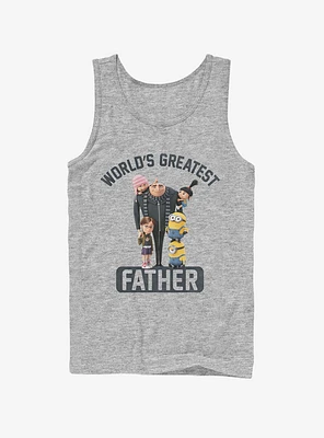 Minion World's Greatest Father Tank Top