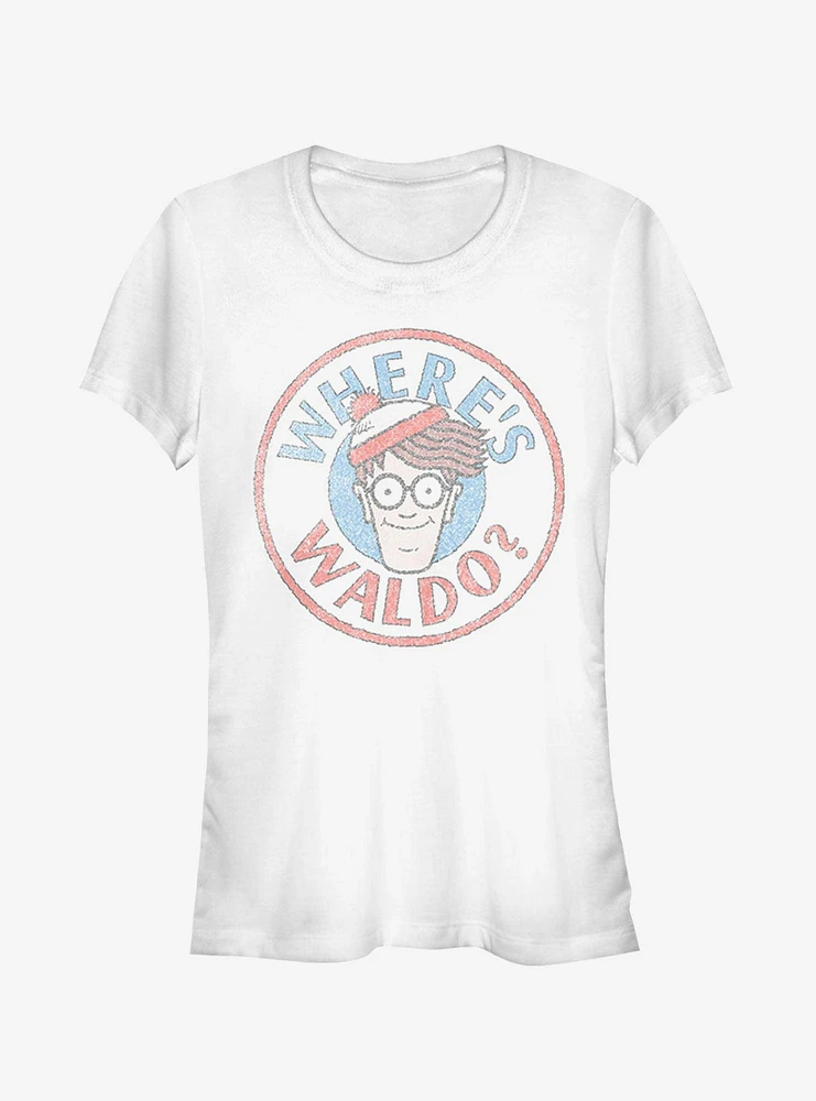 Where's Waldo Retro Character Circle Girls T-Shirt