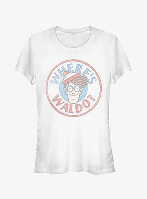 Where's Waldo Retro Character Circle Girls T-Shirt