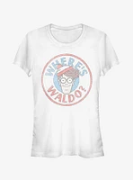 Where's Waldo Retro Character Circle Girls T-Shirt