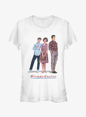 Sixteen Candles Classic Movie Poster Girls T-Shirt