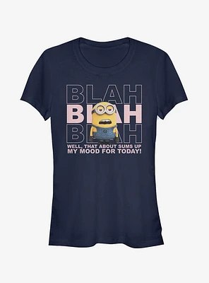 Minion Blah Mood Girls T-Shirt