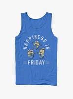 Minion Happiness is Friday Tank Top